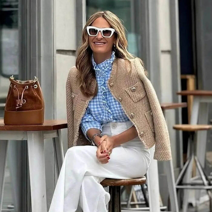 Graciana - Stylish Tweed Jacket