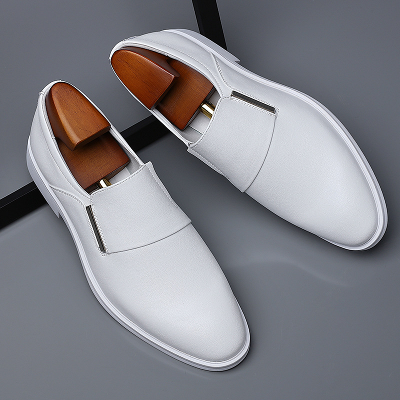Hader - Leather Loafers With Pointed Toe
