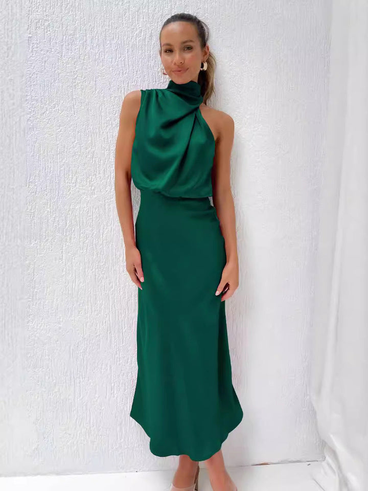 Lydia - Long Dress With Halter Neck