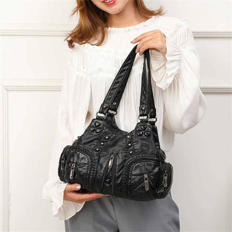 Alician - Boho Bag with Multiple Zippered Pockets