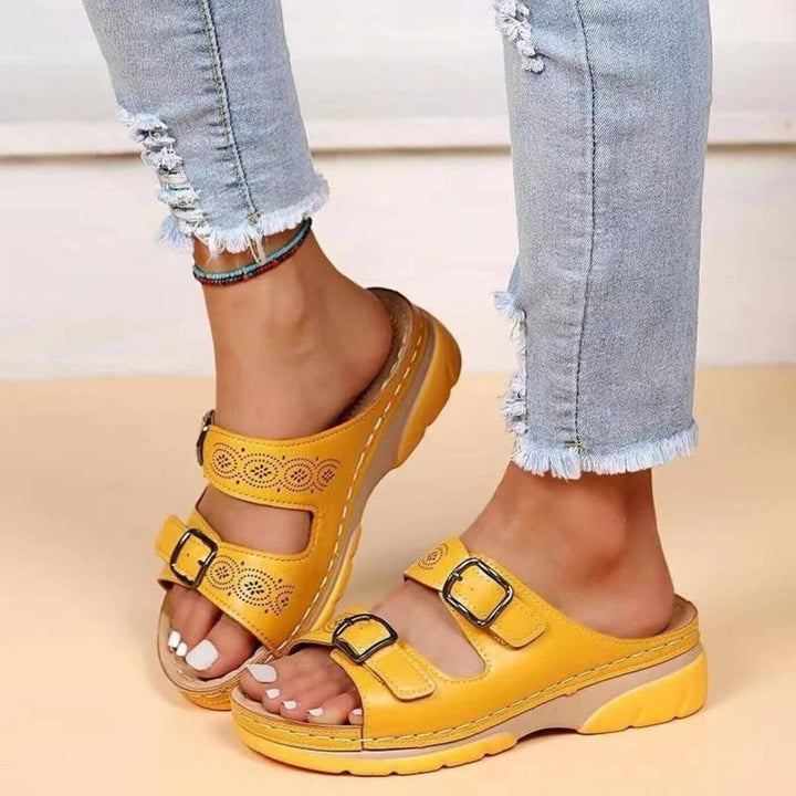 Yadira - Double Buckle Orthopedic Sandals