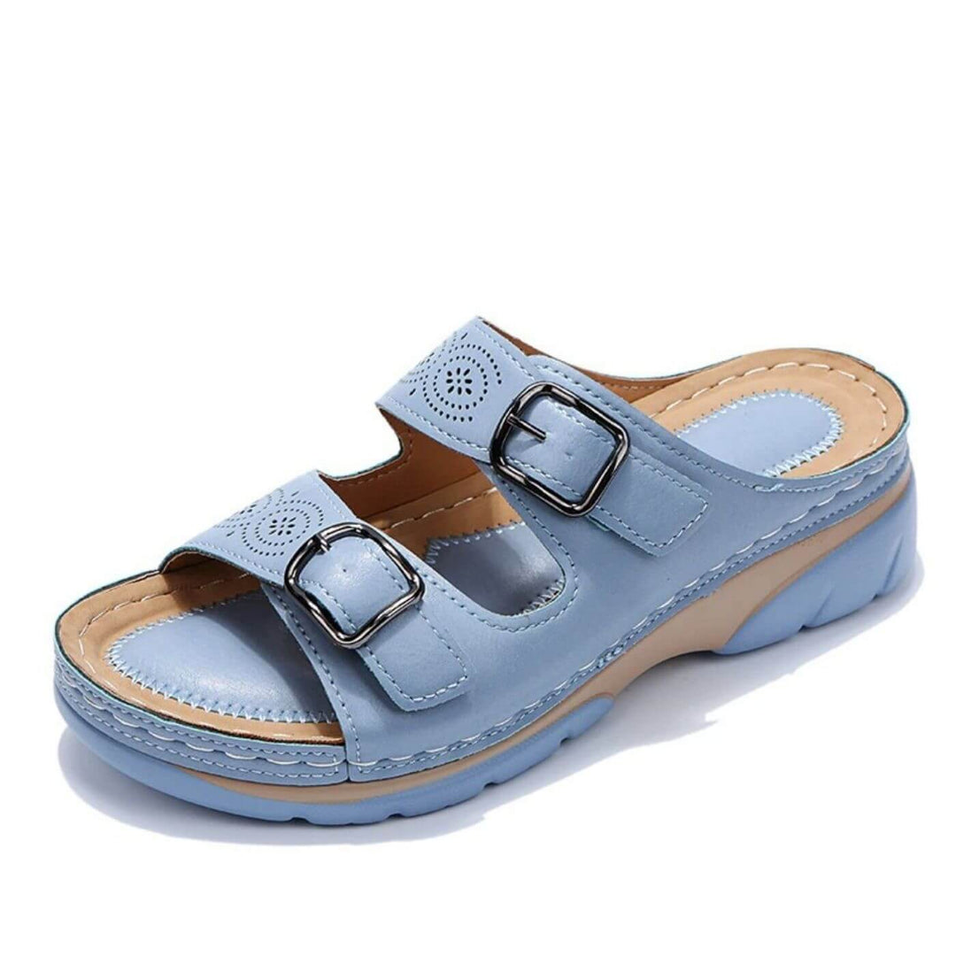 Yadira - Double Buckle Orthopedic Sandals