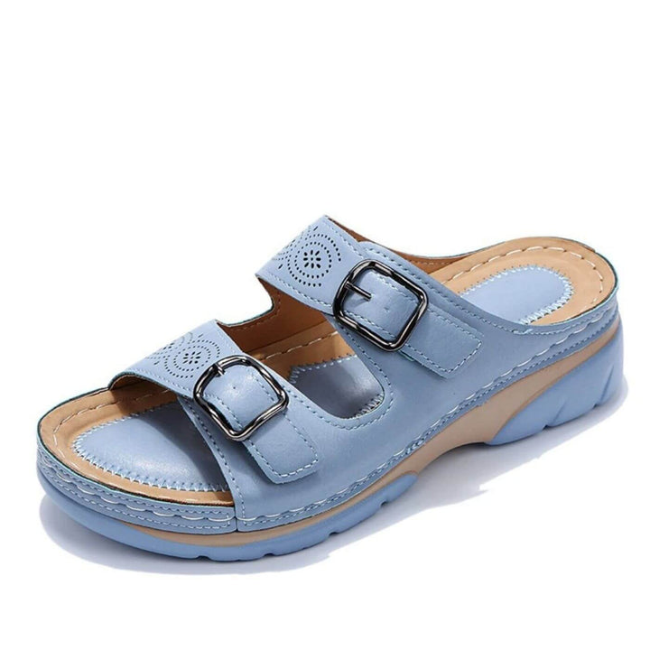 Yadira - Double Buckle Orthopedic Sandals