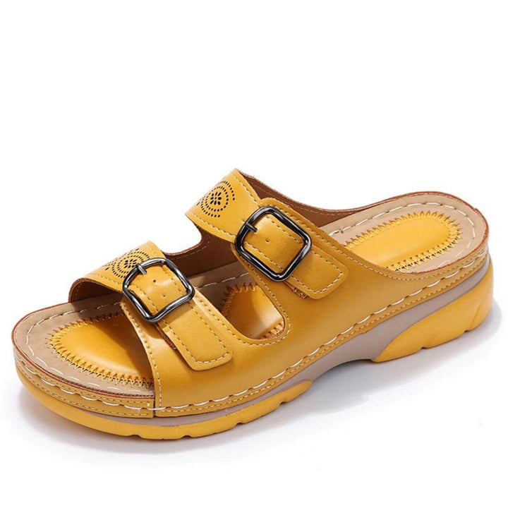 Yadira - Double Buckle Orthopedic Sandals