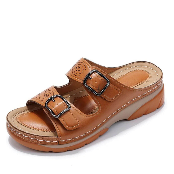 Yadira - Double Buckle Orthopedic Sandals
