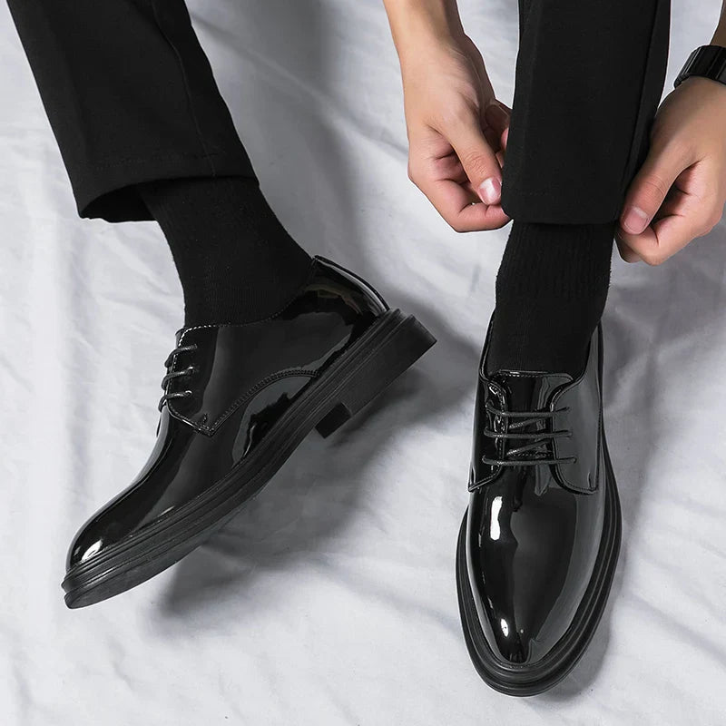 Kian - Leather Lace-Up Shoes