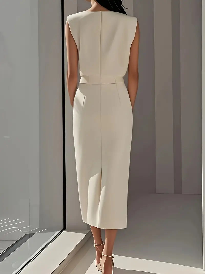 Yasmin - Midi Dress With Side Slit