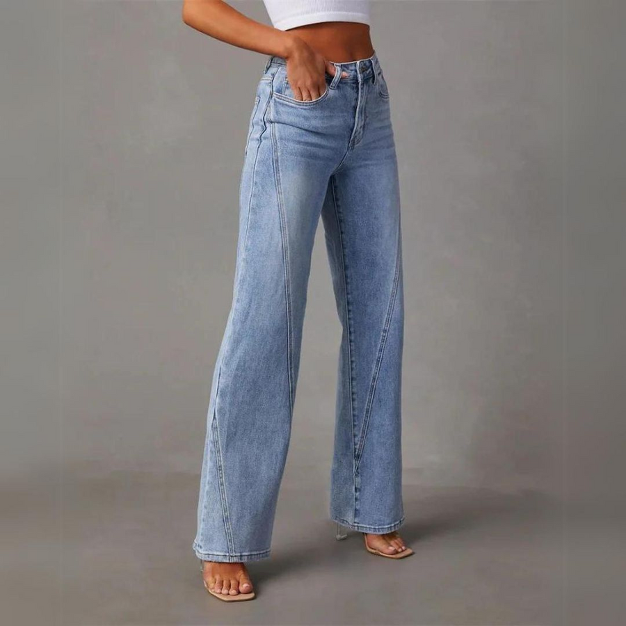 Vanda - High Waist Wide Leg Pants