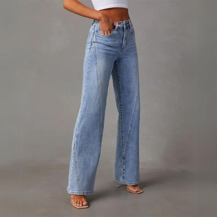 Vanda - High Waist Wide Leg Pants