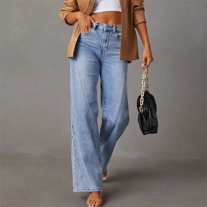 Vanda - High Waist Wide Leg Pants