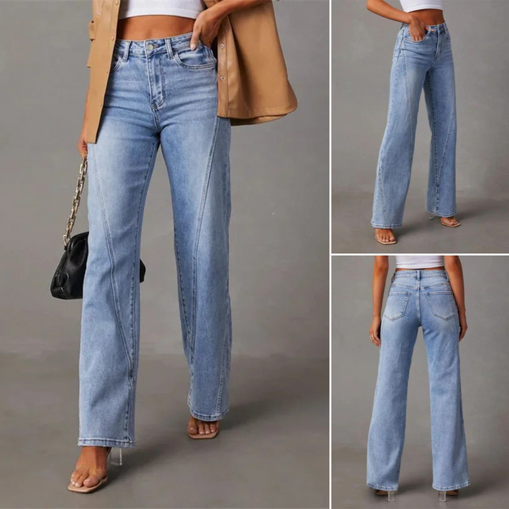 Vanda - High Waist Wide Leg Pants