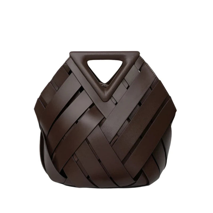 Vivetha - Triangle Shaped Handle Crossbody Bag