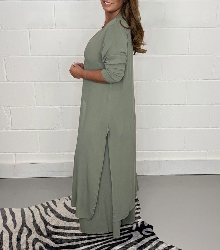 Alejandra - Casual V-Neck Two Piece Set