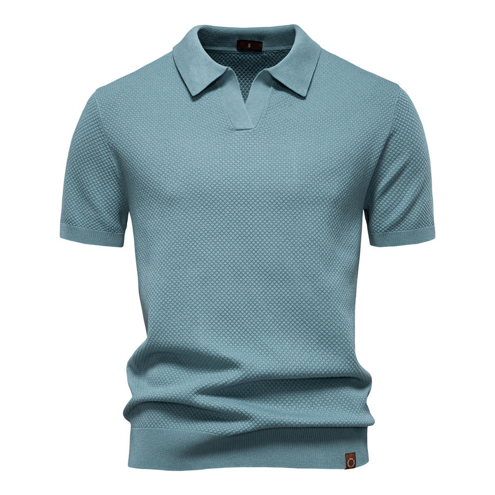 Kostas - Elegant Short Sleeve Polo Shirt