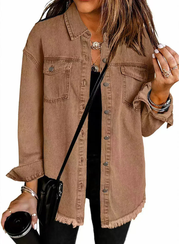 Kahlia - Long Sleeve Denim Jacket