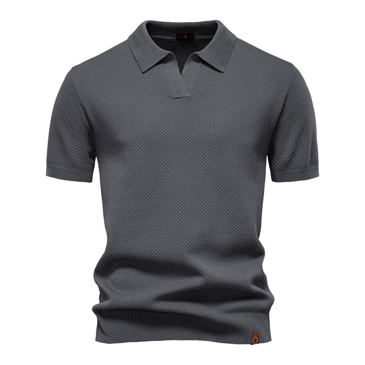 Kostas - Elegant Short Sleeve Polo Shirt