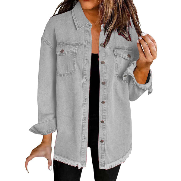Kahlia - Long Sleeve Denim Jacket