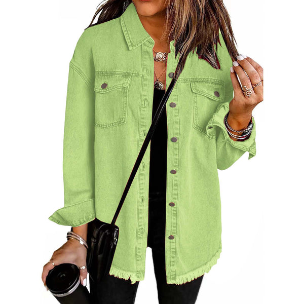 Kahlia - Long Sleeve Denim Jacket