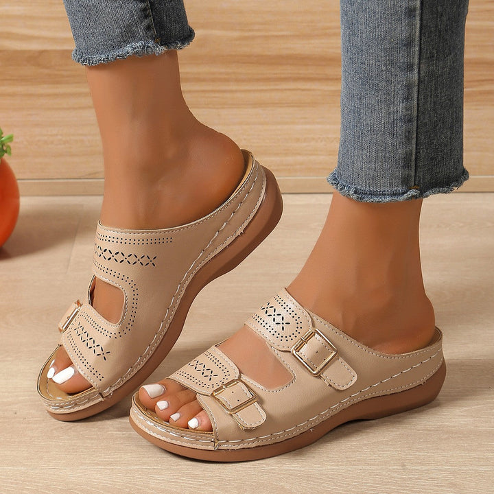 Eloisa - Stylish Adjustable Wedge Sandal
