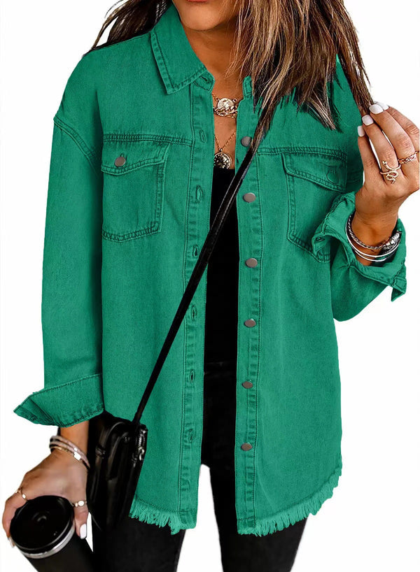 Kahlia - Long Sleeve Denim Jacket