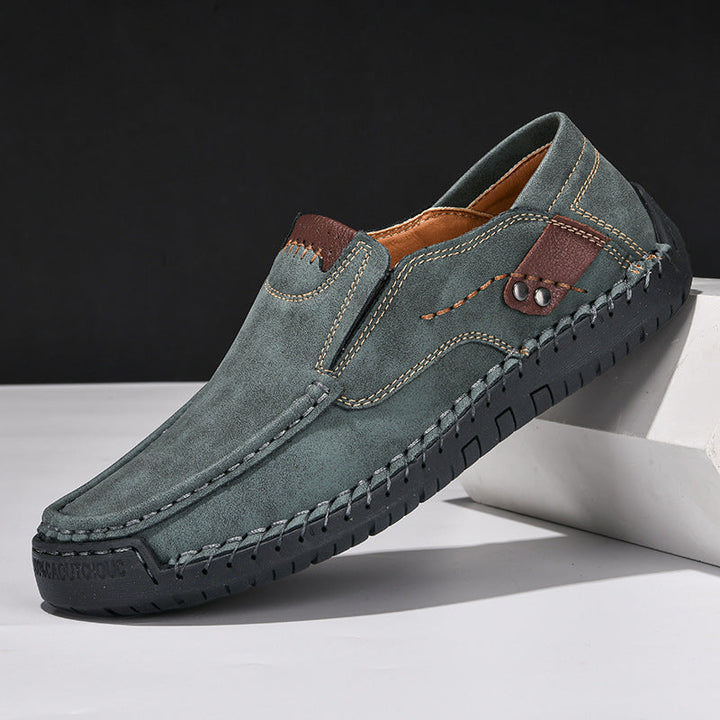 Elbert - Leather Shoes with Non-Slip Soles