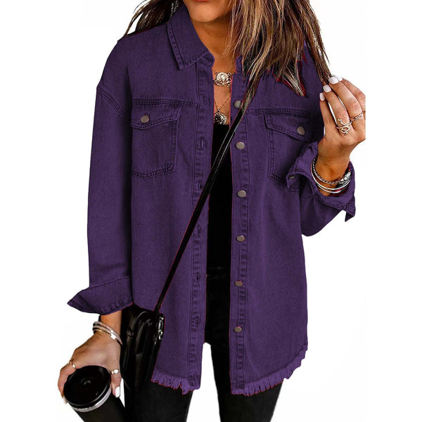 Kahlia - Long Sleeve Denim Jacket