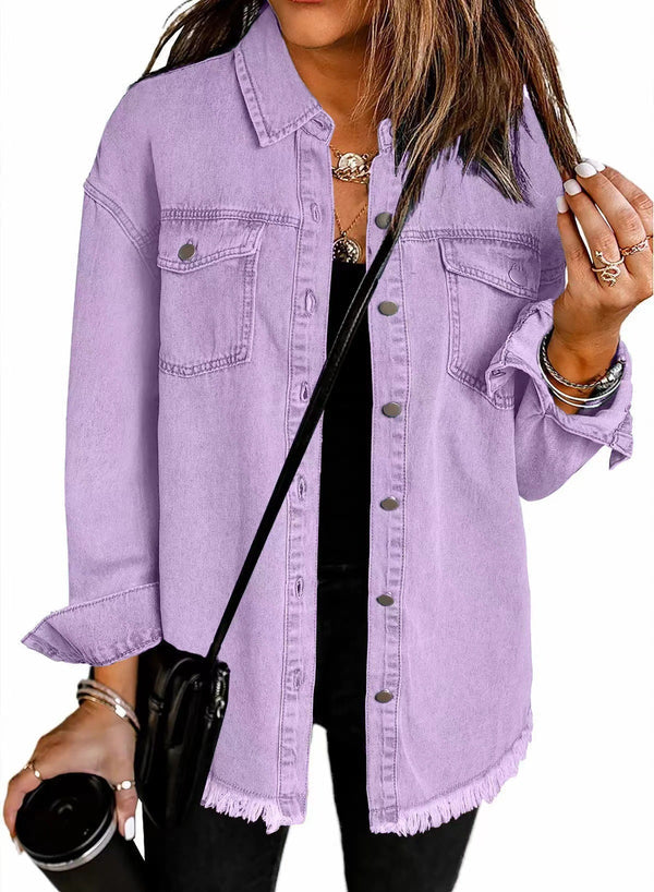 Kahlia - Long Sleeve Denim Jacket