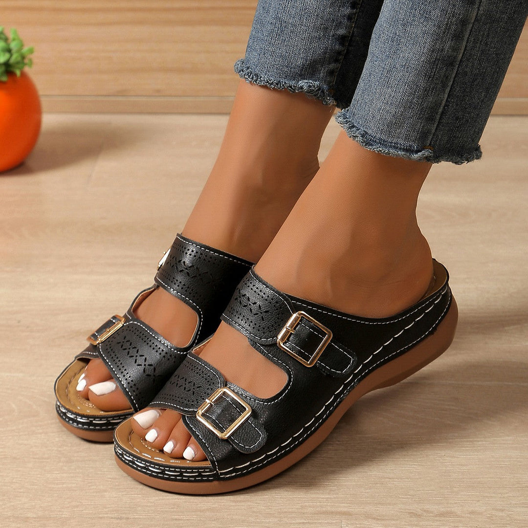 Eloisa - Stylish Adjustable Wedge Sandal