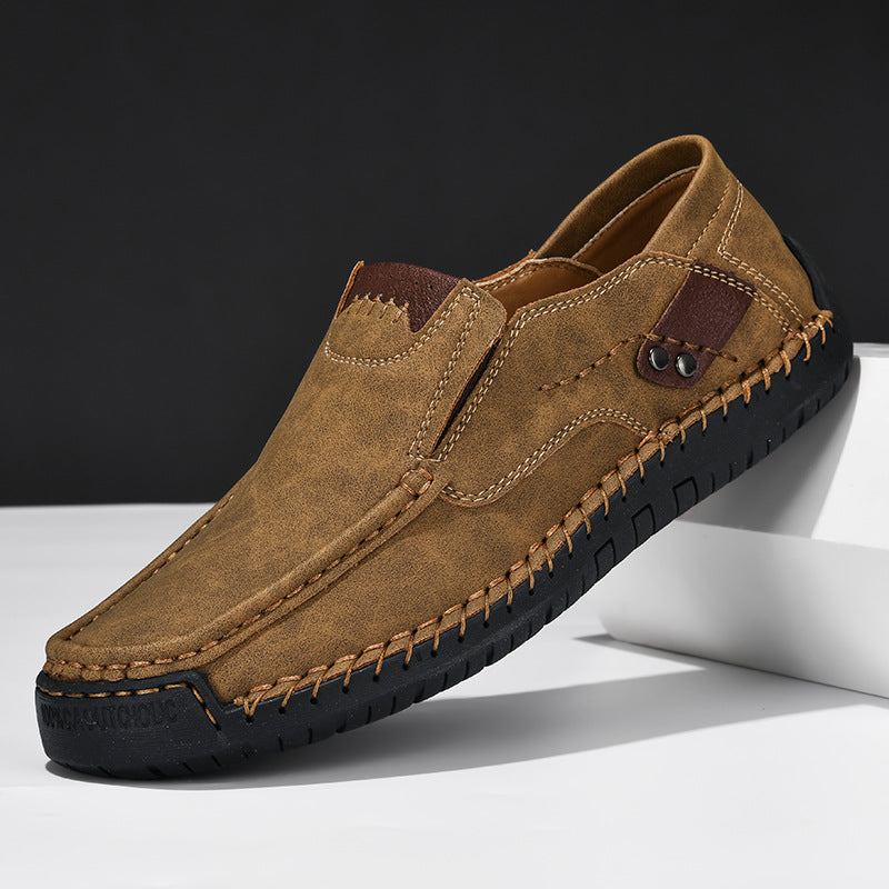 Elbert - Leather Shoes with Non-Slip Soles