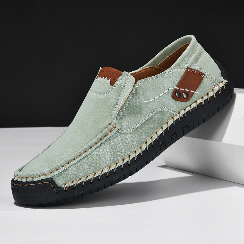 Elbert - Leather Shoes with Non-Slip Soles