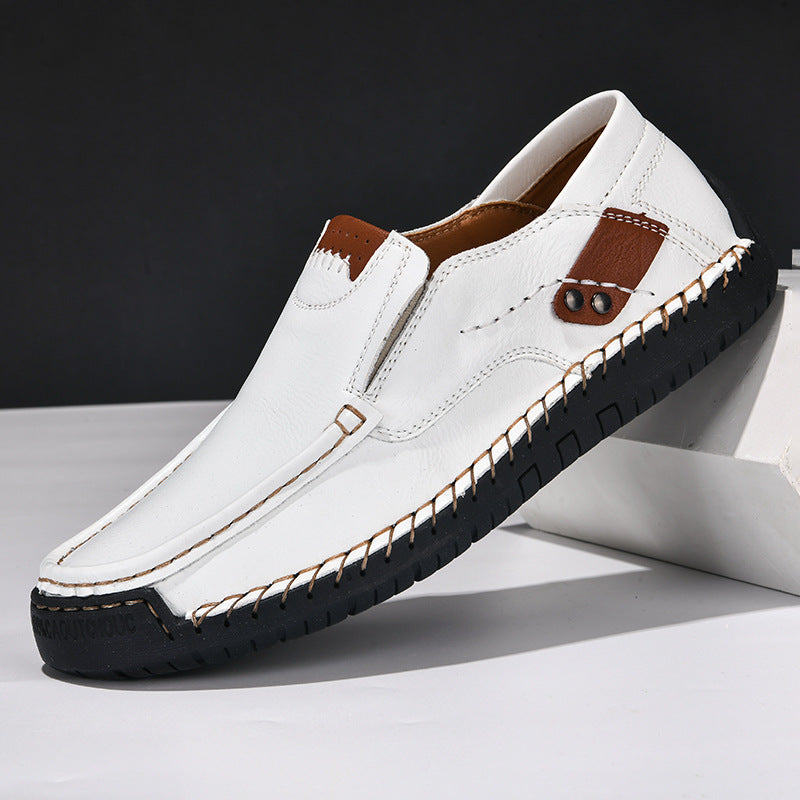Elbert - Leather Shoes with Non-Slip Soles