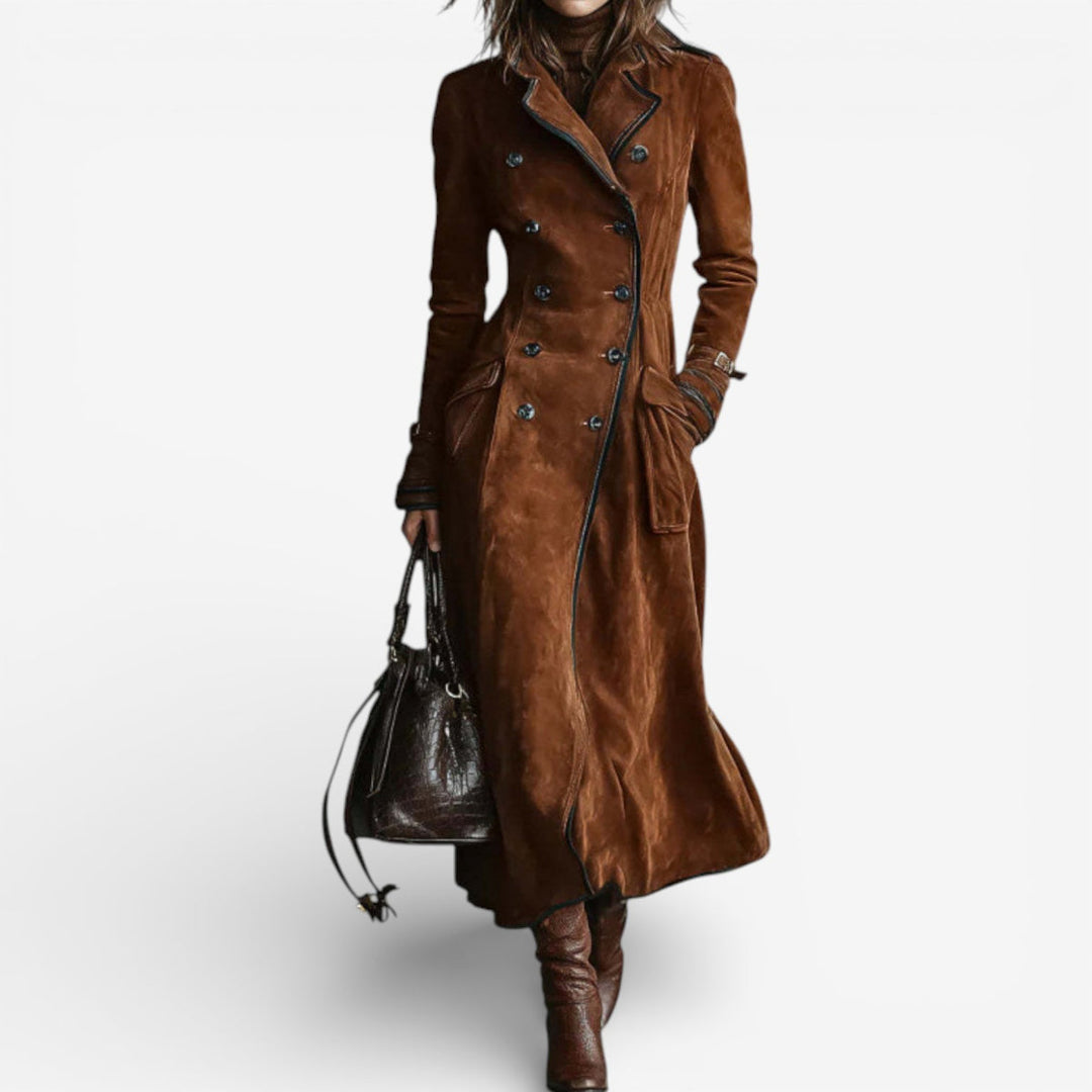 Ingeborg - Suede Trench Coat