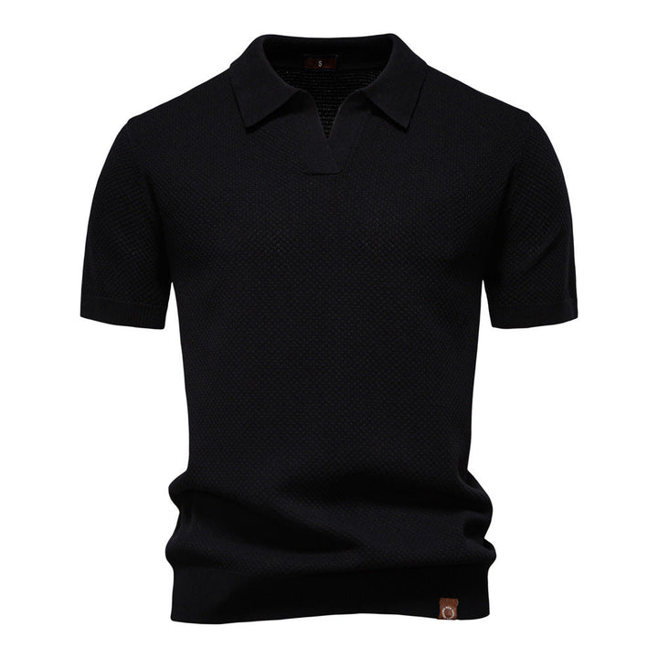 Kostas - Elegant Short Sleeve Polo Shirt