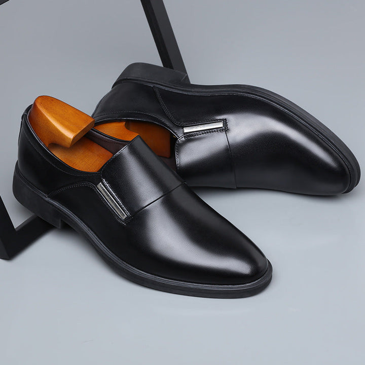 Hader - Leather Loafers With Pointed Toe