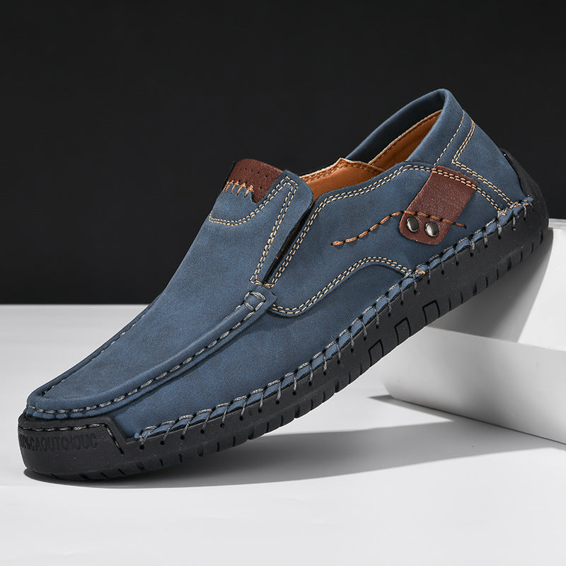Elbert - Leather Shoes with Non-Slip Soles