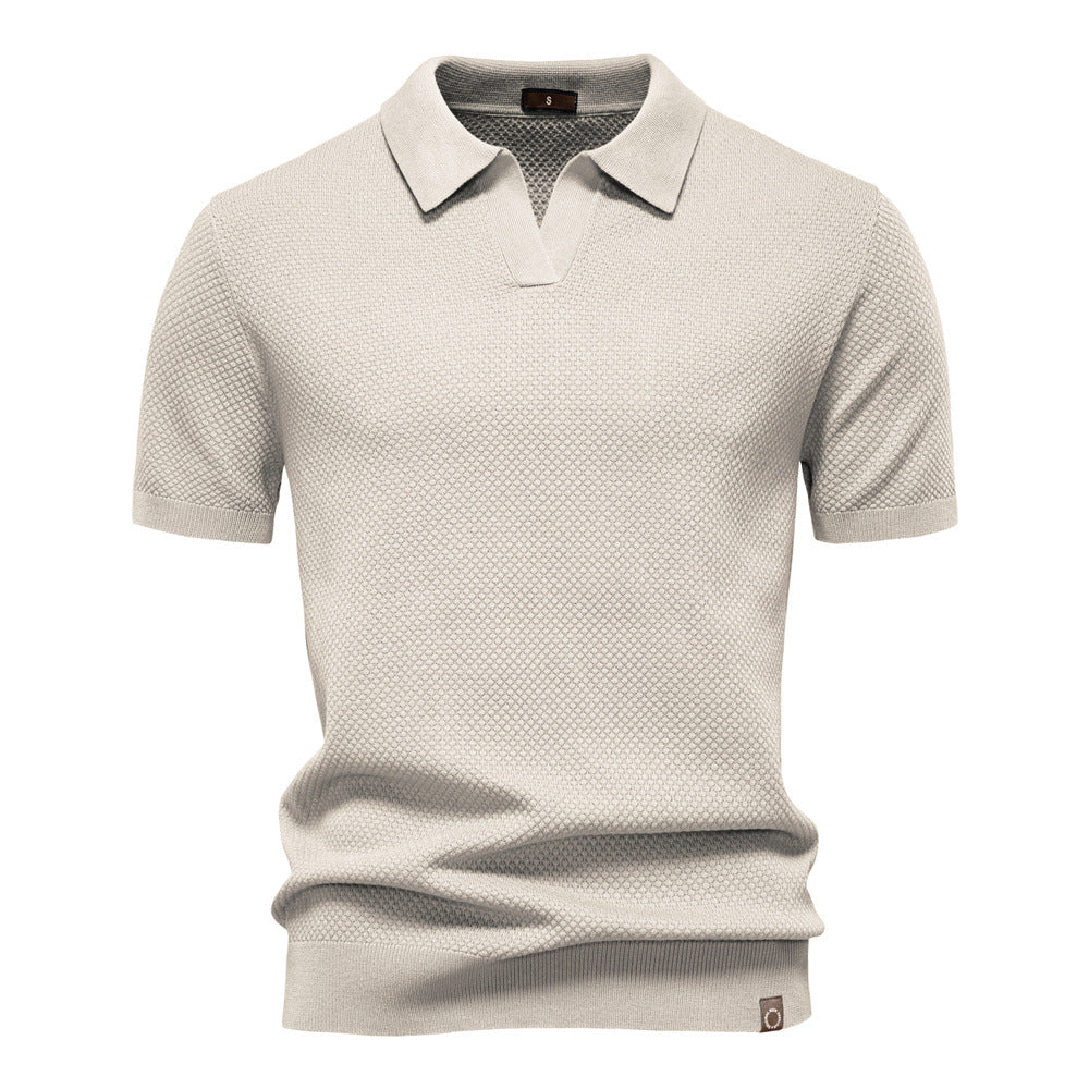 Kostas - Elegant Short Sleeve Polo Shirt