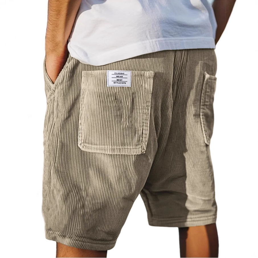 Marsel - Stylish Corduroy Shorts