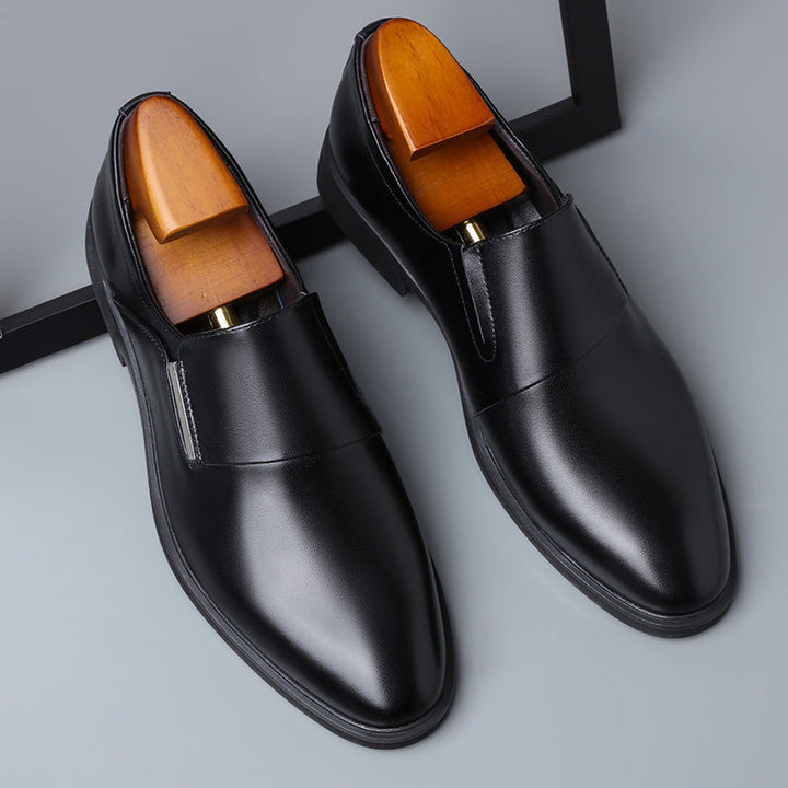 Hader - Leather Loafers With Pointed Toe