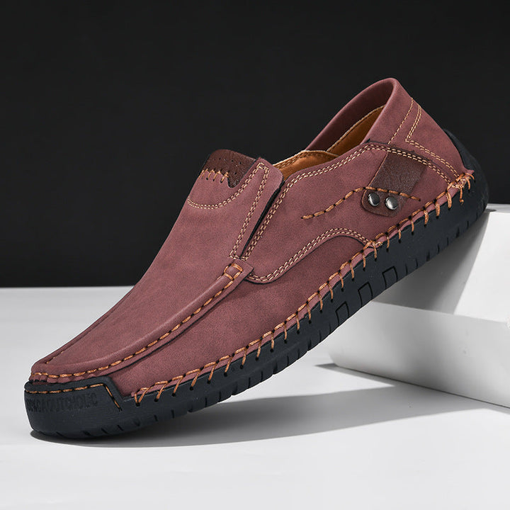 Elbert - Leather Shoes with Non-Slip Soles