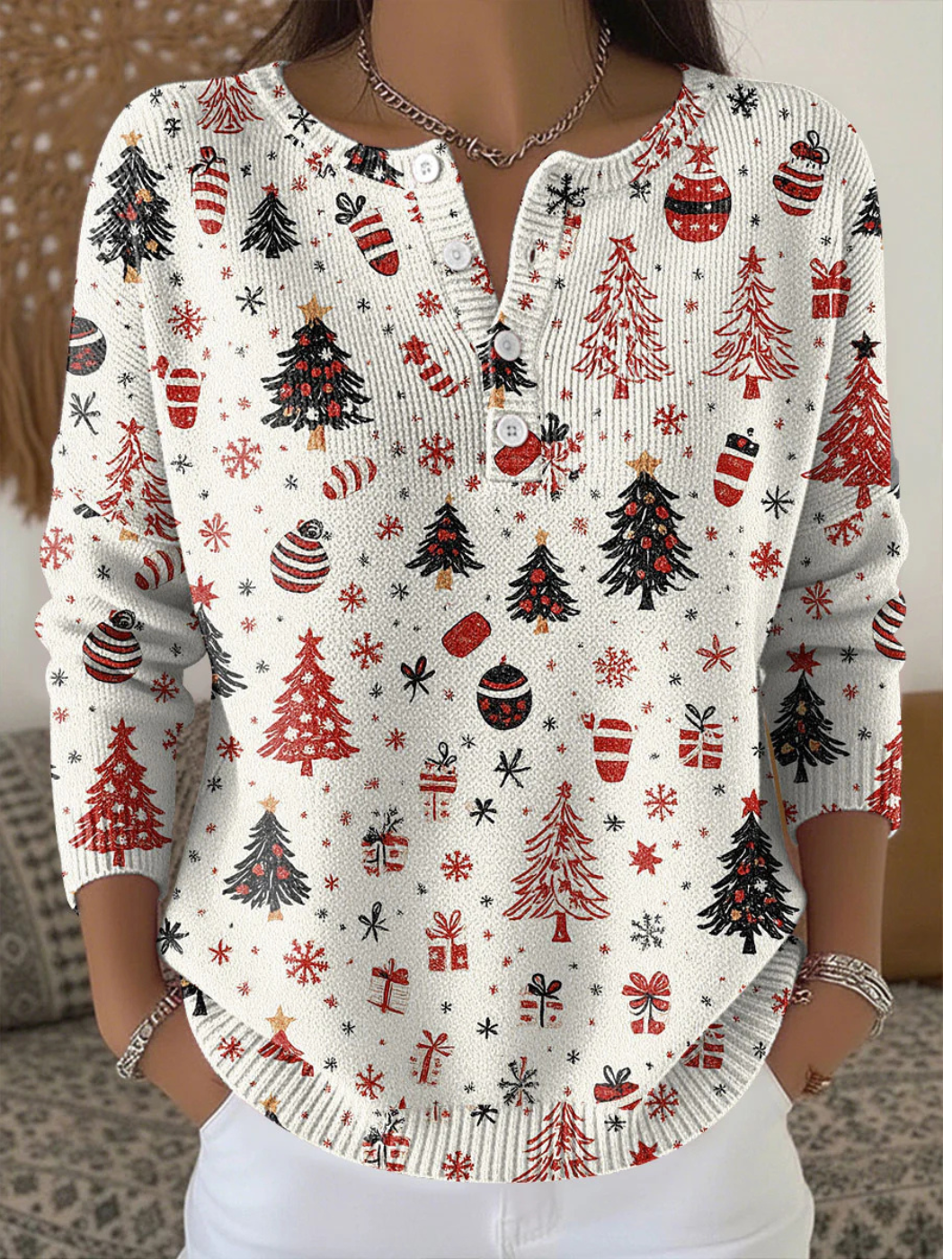 Kaitlan - Elegant Christmas Sweater