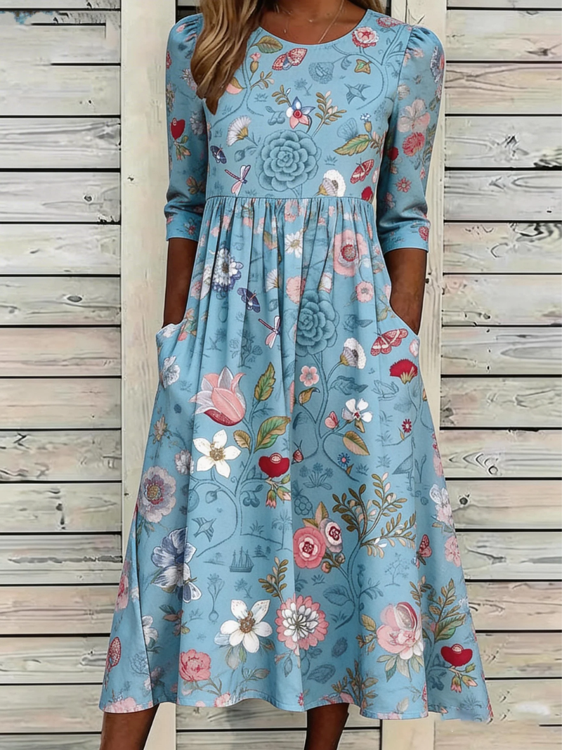 Udeshani - Dress With Floral Print