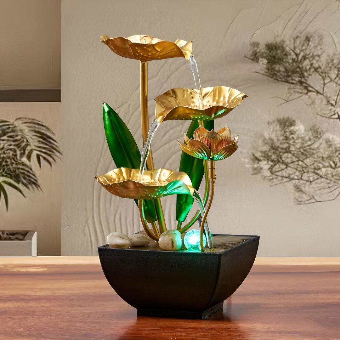 LotusAura - Automatic Indoor Fountain With Humidifier