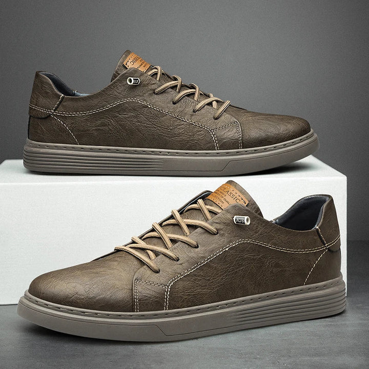 Axiomedge - Genuine Leather Sneakers
