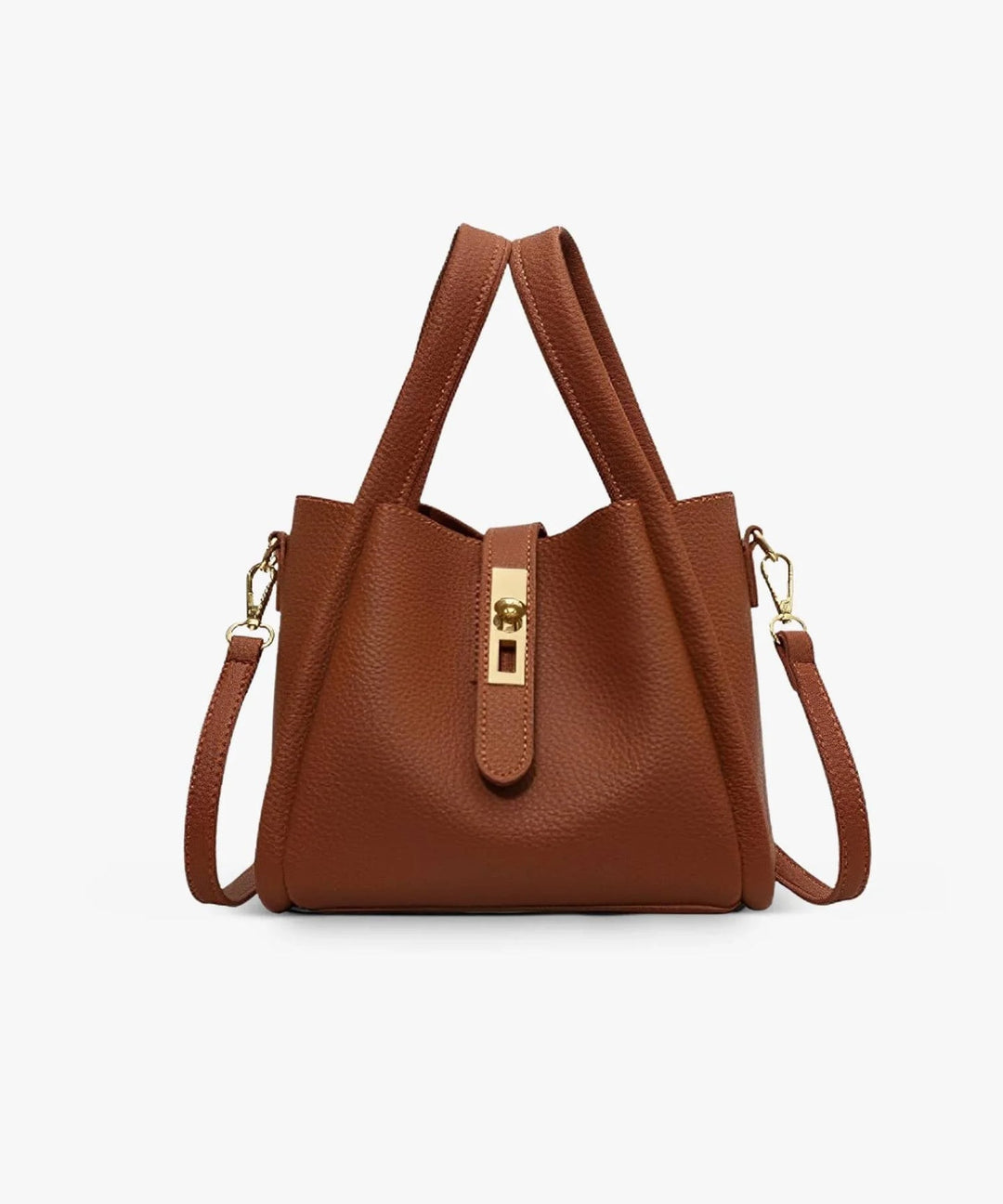 Kenia - Leather Shoulder Bag with Inner Pocket