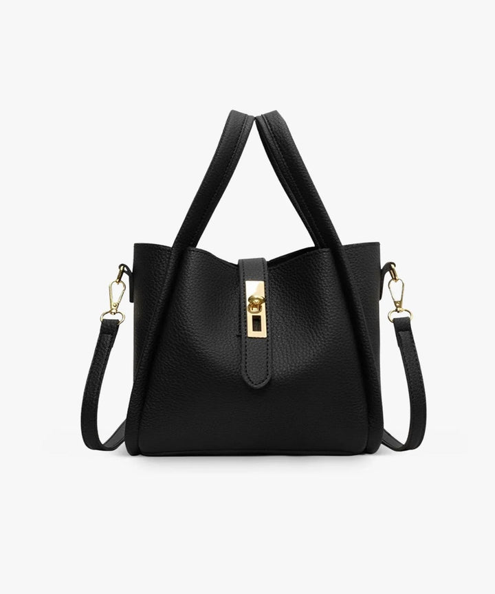 Kenia - Leather Shoulder Bag with Inner Pocket