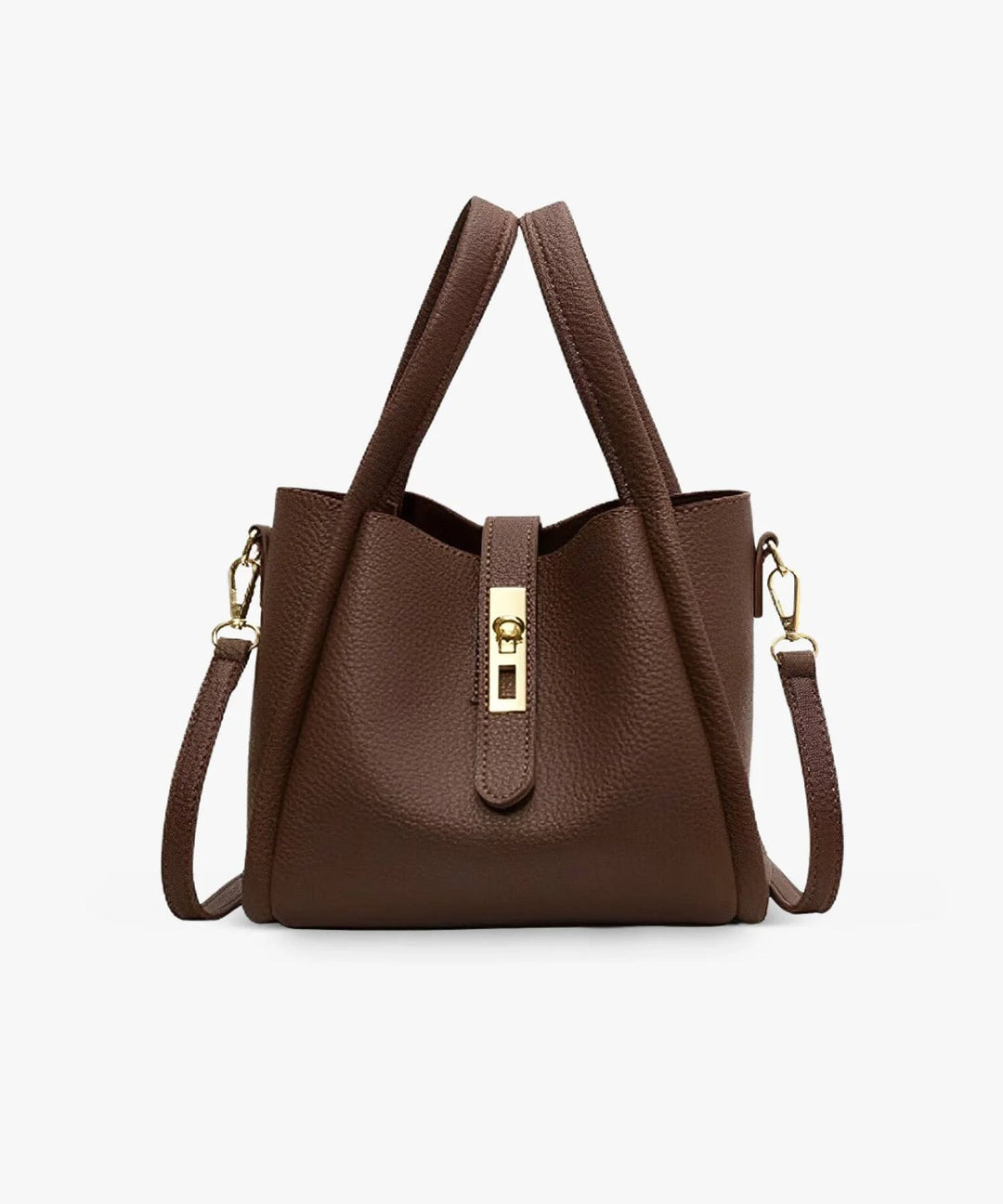 Kenia - Leather Shoulder Bag with Inner Pocket