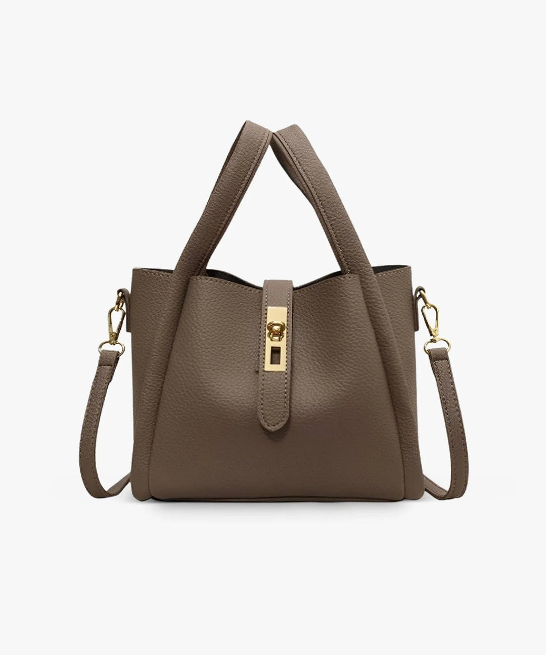 Kenia - Leather Shoulder Bag with Inner Pocket