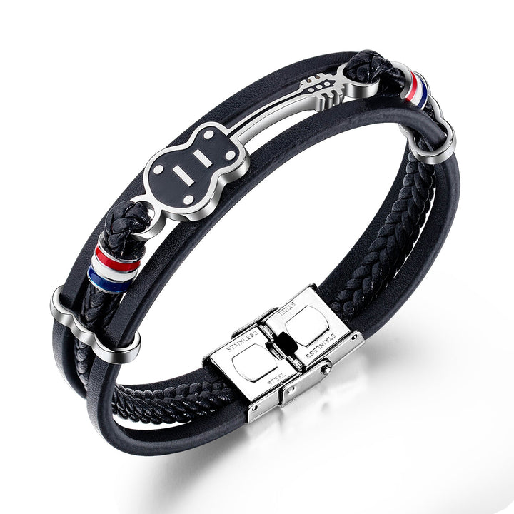 Nebil - High-quality Leather Handmade Unique Bracelet