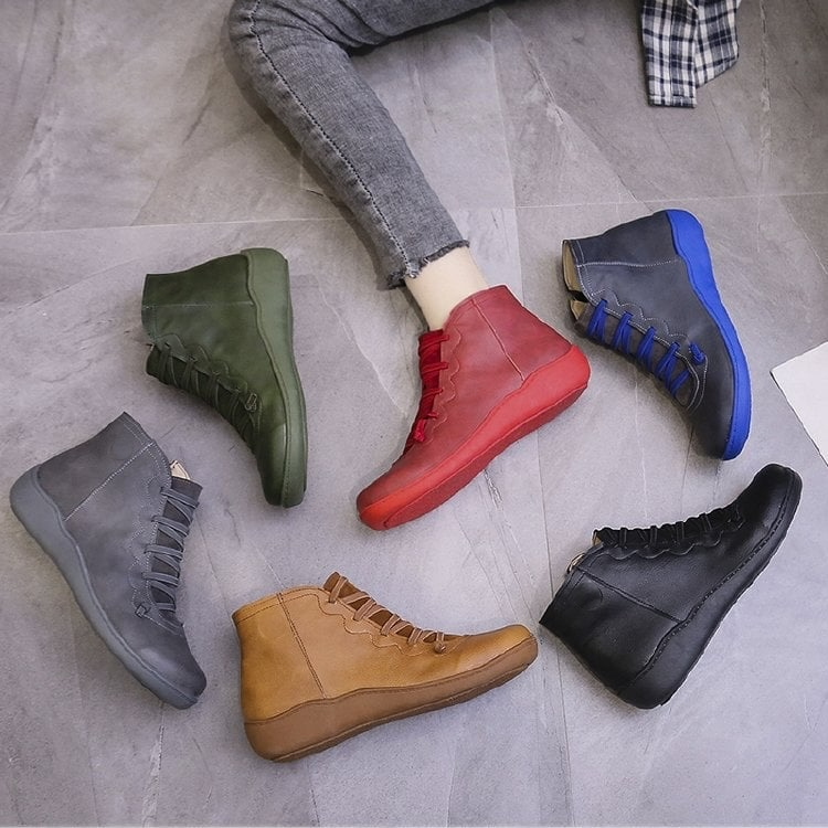 Axiomguard - Orthopedic Lace Up Ankle Boots