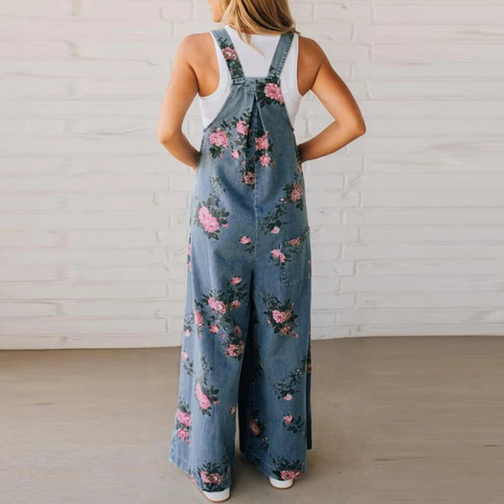 Gracina - Stylish Floral Print Jumpsuit
